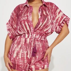 Pink Fashion Nova Romper